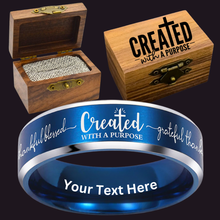 Load image into Gallery viewer, ✨ Created With A Purpose Ring Box Set + BONUS Gift 🎁