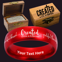 Load image into Gallery viewer, ✨ Created With A Purpose Ring Box Set + BONUS Gift 🎁