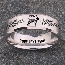 Load image into Gallery viewer, π© Faithful Friend Ring + Free Bracelet! πΎ Choose From 60 Breeds! π Personalize It Free!