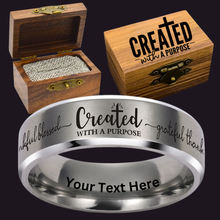 Load image into Gallery viewer, ✨ Created With A Purpose Ring Box Set + BONUS Gift 🎁