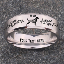 Load image into Gallery viewer, π© Faithful Friend Ring + Free Bracelet! πΎ Choose From 60 Breeds! π Personalize It Free!