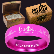 Load image into Gallery viewer, ✨ Created With A Purpose Ring Box Set + BONUS Gift 🎁