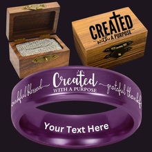 Load image into Gallery viewer, ✨ Created With A Purpose Ring Box Set + BONUS Gift 🎁
