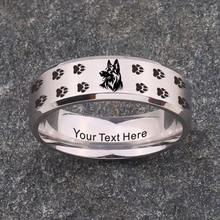 Load image into Gallery viewer, German Shepherd Keepsake Ring 🐾 Today 60% Off + Free Bracelet! 🎁