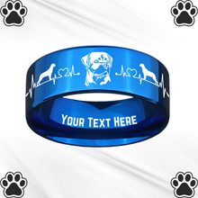 Load image into Gallery viewer, Custom Rottweiler Keepsake Ring 🐾 Made-to-Order + Free Bracelet! 🎁