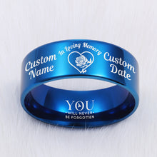 Load image into Gallery viewer, Today 60% Off + Free Bracelet w/Purch! ⏰ Memorial Keepsake Ring ⭐️⭐️⭐️⭐️⭐️ Reviews