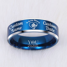 Load image into Gallery viewer, Today 60% Off + Free Bracelet w/Purch! ⏰ Memorial Keepsake Ring ⭐️⭐️⭐️⭐️⭐️ Reviews