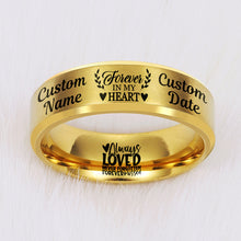 Load image into Gallery viewer, Today 60% Off + Free Bracelet w/Purch! ⏰ Memorial Keepsake Ring ⭐️⭐️⭐️⭐️⭐️ Reviews