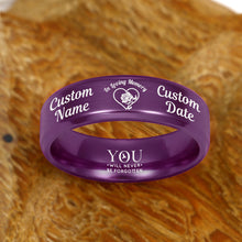Load image into Gallery viewer, Limited Edition Purple Designer Ring! 😍  Memorial Keepsake ⭐️⭐️⭐️⭐️⭐️ Reviews