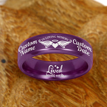 Load image into Gallery viewer, Limited Edition Purple Designer Ring! 😍  Memorial Keepsake ⭐️⭐️⭐️⭐️⭐️ Reviews