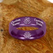 Load image into Gallery viewer, Limited Edition Purple Designer Ring! 😍  Memorial Keepsake ⭐️⭐️⭐️⭐️⭐️ Reviews