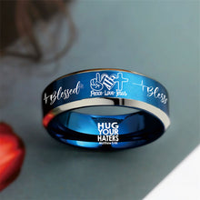 Load image into Gallery viewer, Today Only 60% Off 😍 Free Bracelet W/Purch Peace Love Jesus Designer Ring ⭐️⭐️⭐️⭐️⭐️ Reviews