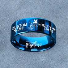 Load image into Gallery viewer, Rest In Peace😍  Memorial Keepsake Ring ⏰ Today 60% Off! ⭐️⭐️⭐️⭐️⭐️ Reviews Personalize It For Free!