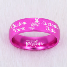 Load image into Gallery viewer, Today 60% Off + Free Bracelet w/Purch! ⏰ Memorial Keepsake Ring ⭐️⭐️⭐️⭐️⭐️ Reviews