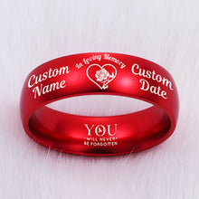 Load image into Gallery viewer, Today 60% Off + Free Bracelet w/Purch! ⏰ Memorial Keepsake Ring ⭐️⭐️⭐️⭐️⭐️ Reviews