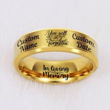 Load image into Gallery viewer, Today 60% Off + Free Bracelet w/Purch! ⏰ Memorial Keepsake Ring ⭐️⭐️⭐️⭐️⭐️ Reviews