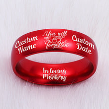 Load image into Gallery viewer, Today 60% Off + Free Bracelet w/Purch! ⏰ Memorial Keepsake Ring ⭐️⭐️⭐️⭐️⭐️ Reviews