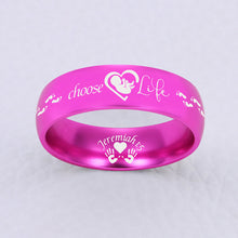 Load image into Gallery viewer, Choose Life Designer Ring ⭐️⭐️⭐️⭐️⭐️ Reviews ✝️ Today $100 Off + FREE Bracelet w/Purch!