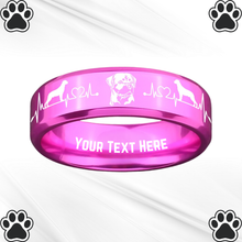 Load image into Gallery viewer, Custom Rottweiler Keepsake Ring 🐾 Made-to-Order + Free Bracelet! 🎁
