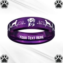 Load image into Gallery viewer, Custom Rottweiler Keepsake Ring 🐾 Made-to-Order + Free Bracelet! 🎁
