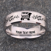 Load image into Gallery viewer, 🐩 Faithful Friend Ring + Free Bracelet! 🐾 Choose From 60 Breeds! 🐕 Personalize It Free!
