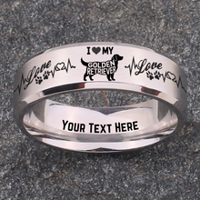 Load image into Gallery viewer, 🐩 Faithful Friend Ring + Free Bracelet! 🐾 Choose From 60 Breeds! 🐕 Personalize It Free!
