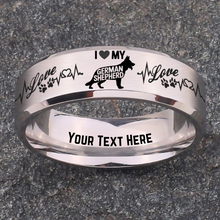 Load image into Gallery viewer, 🐩 Faithful Friend Ring + Free Bracelet! 🐾 Choose From 60 Breeds! 🐕 Personalize It Free!
