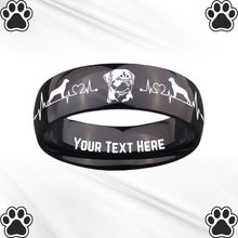 Load image into Gallery viewer, Custom Rottweiler Keepsake Ring 🐾 Made-to-Order + Free Bracelet! 🎁
