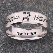 Load image into Gallery viewer, 🐩 Faithful Friend Ring + Free Bracelet! 🐾 Choose From 60 Breeds! 🐕 Personalize It Free!
