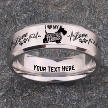 Load image into Gallery viewer, 🐩 Faithful Friend Ring + Free Bracelet! 🐾 Choose From 60 Breeds! 🐕 Personalize It Free!
