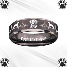 Load image into Gallery viewer, Custom Rottweiler Keepsake Ring 🐾 Made-to-Order + Free Bracelet! 🎁
