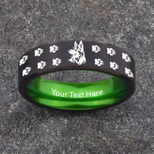 Load image into Gallery viewer, German Shepherd Keepsake Ring 🐾 Today 60% Off + Free Bracelet! 🎁

