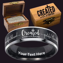 Load image into Gallery viewer, ✨ Created With A Purpose Ring Box Set + BONUS Gift 🎁
