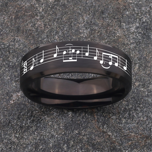 Music Notes Ring 🎼 Today 60% Off  ⏰ Personalize It Free