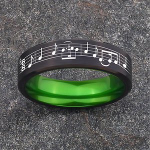 Music Notes Ring 🎼 Today 60% Off  ⏰ Personalize It Free