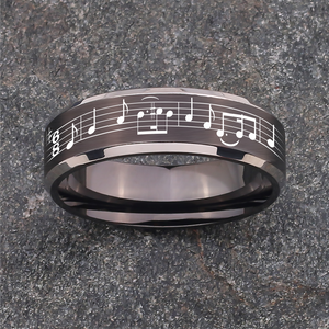 Music Notes Ring 🎼 Today 60% Off  ⏰ Personalize It Free