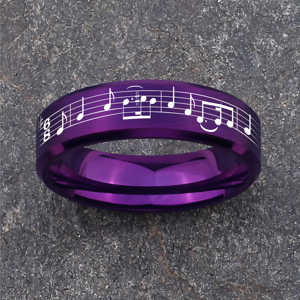 Music Notes Ring 🎼 Today 60% Off  ⏰ Personalize It Free