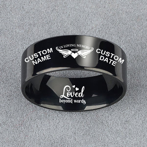 Personalize It For Free! In Loving Memory😍  Memorial Designer Ring ⏰ Today 60% Off! ⭐️⭐️⭐️⭐️⭐️ Reviews