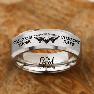 Personalize It For Free! In Loving Memory😍  Memorial Designer Ring ⏰ Today 60% Off! ⭐️⭐️⭐️⭐️⭐️ Reviews