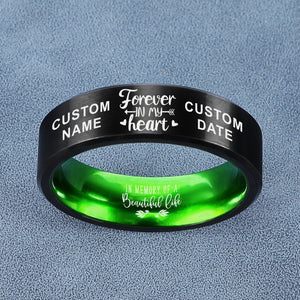 Personalize It For Free! 😍  Forever In My Heart Memorial Designer Ring ⏰  Today 60% Off! ⭐️⭐️⭐️⭐️⭐️ Reviews