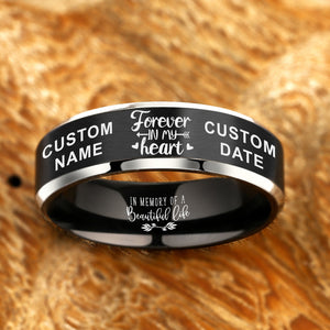 Personalize It For Free! 😍  Forever In My Heart Memorial Designer Ring ⏰  Today 60% Off! ⭐️⭐️⭐️⭐️⭐️ Reviews