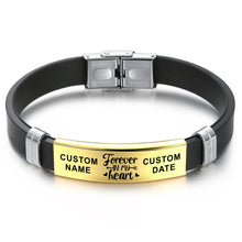 Load image into Gallery viewer, Forever In My Heart 😍  Customized Bracelet
