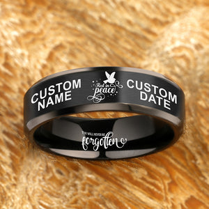 Rest In Peace😍  Memorial Keepsake Ring ⏰ Today 60% Off! ⭐️⭐️⭐️⭐️⭐️ Reviews Personalize It For Free!