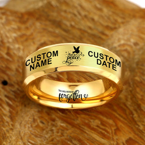 Rest In Peace😍  Memorial Keepsake Ring ⏰ Today 60% Off! ⭐️⭐️⭐️⭐️⭐️ Reviews Personalize It For Free!