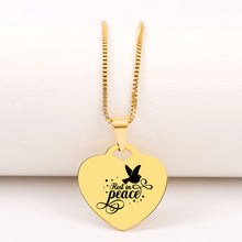 Load image into Gallery viewer, Rest in Peace 😍  Customized Heart Necklace
