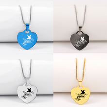 Load image into Gallery viewer, Rest in Peace 😍  Customized Heart Necklace
