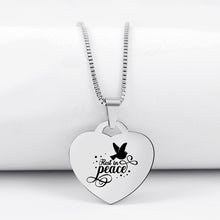 Load image into Gallery viewer, Rest in Peace 😍  Customized Heart Necklace
