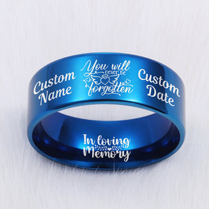 Today 60% Off + Free Bracelet w/Purch! ⏰ Memorial Keepsake Ring ⭐️⭐️⭐️⭐️⭐️ Reviews