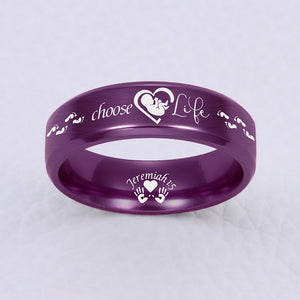 Choose Life Designer Ring ⭐️⭐️⭐️⭐️⭐️ Reviews ✝️ Today $100 Off + FREE Bracelet w/Purch!